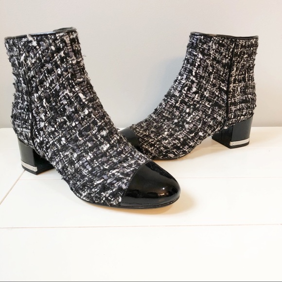 Michael Kors Cap Toe Tweed Bootie 